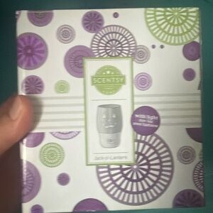 Scentsy Purple and Green Jack-O-Lantern Warmer